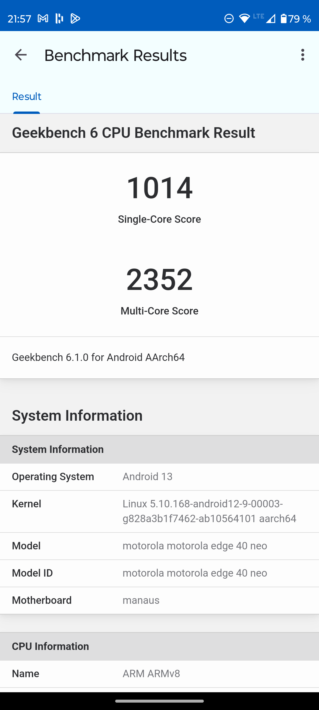 Motorola Edge 40 Neo