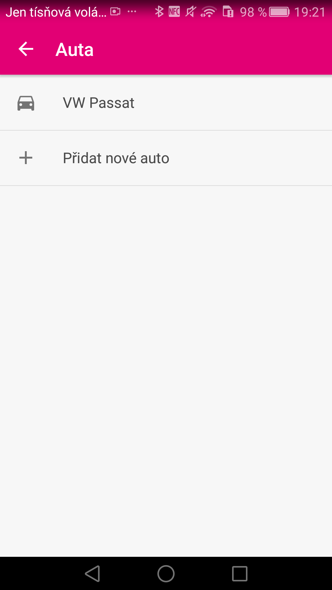 Android aplikace Motion