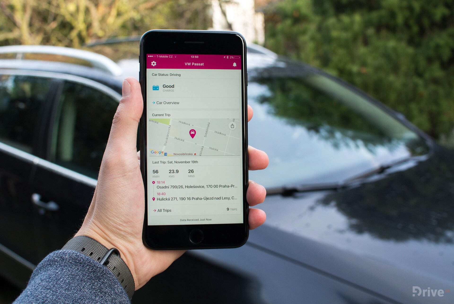 Chytré auto od T-Mobile