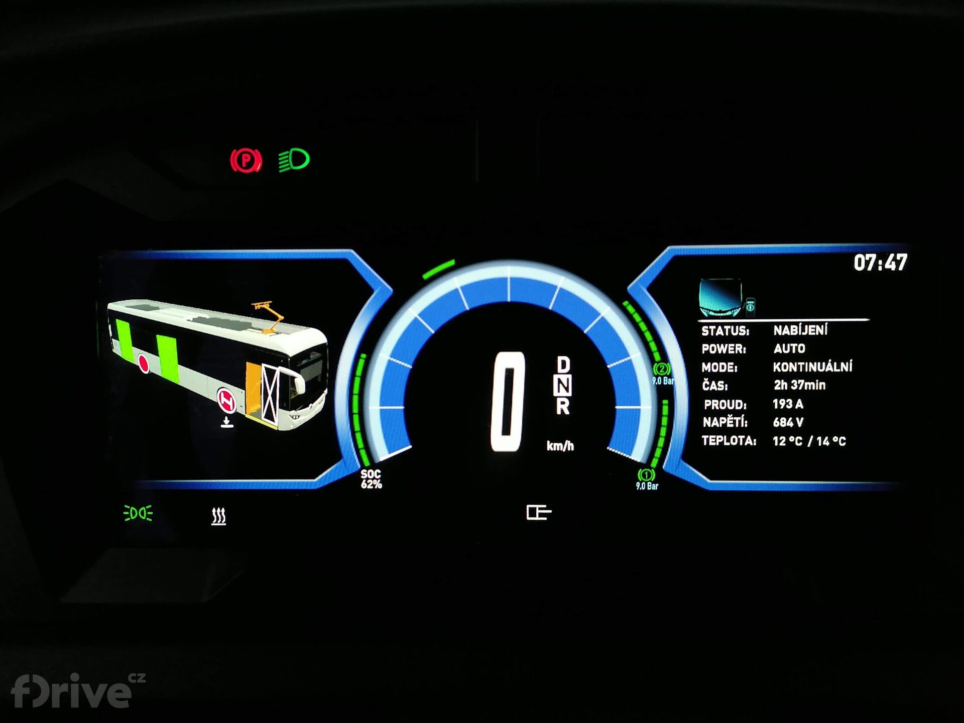 Škoda E´City 36 BB - nabíjení