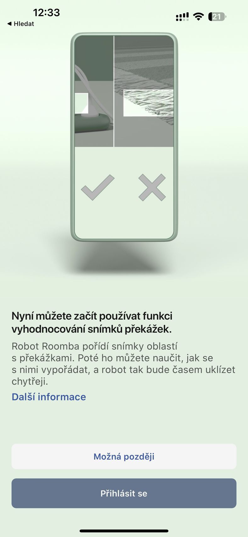 Aplikace iRobot Home