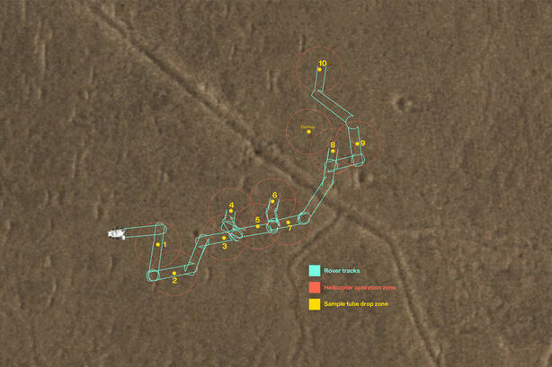Mapa uložení vzorků